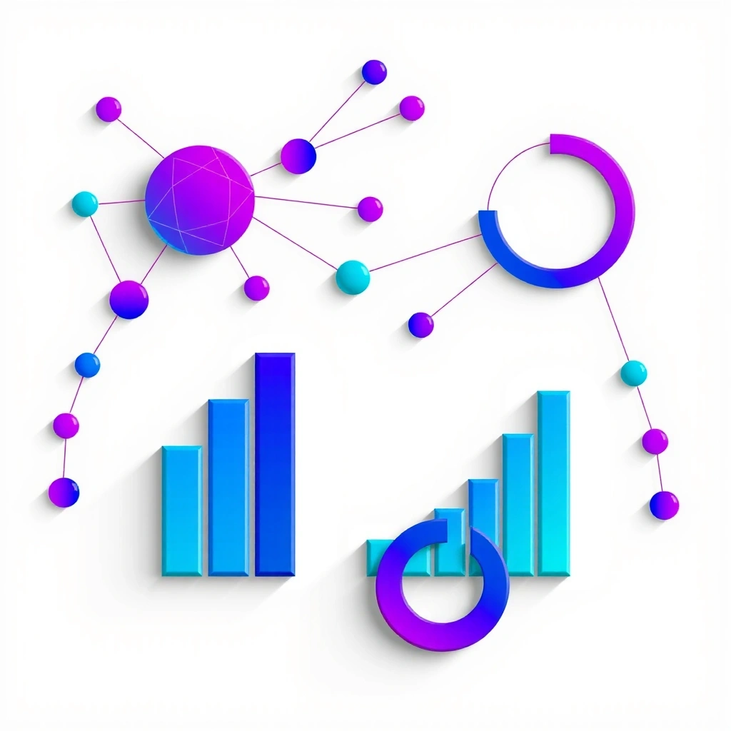 Modern marketing strategy visualization